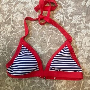 Striped Bikini Top